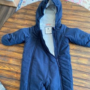 Petit Bateau Blue Snowsuit